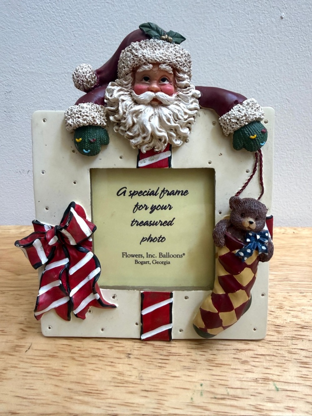 Christmas Santa Photo 3x3 Frame ~ Holiday Gifts